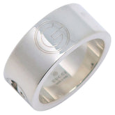 Gucci G 8.5 Ring, Sterling Silver, Approx. 7.7g, Logo, Women's — Like New