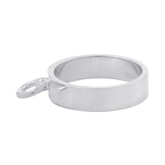 Hermes Collier de Chien PM Ring, SV925 Silver, H115607B, Ring Size 55 — Like New