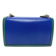 Gucci 400249 Bicolor Chain shoulder Shoulder Bag blue Green — Like New