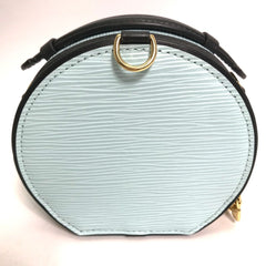 LOUIS VUITTON R97999 Epi Petite Boite Chapeau 2-Way Handbag/Pouch/Shoulder Bag in Leather, Seaside Blue, Like New — Like New
