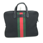 Gucci 630922 Sherry line Bag Hand Bag Shoulder Bag Tote Bag Black — Like New