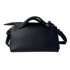 Fendi By The Way Selleria Mini Black 2-way Handbag Shoulder Bag Crossbody for Women — Like New