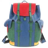 LOUIS VUITTON M55565 Epi Christopher PM Leather Backpack Daypack Multicolor with Dust Bag Made in France Men's — Like New