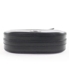 SAINT LAURENT 582673 YSL Logo Camera Bag Leather Shoulder Black Made in Italy Women's — Like New