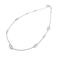 HERMES Farandole Long Necklace Chaine d'Ancre SV925 — Like New