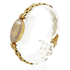 Chopard Happy Diamonds YG 20 3926-24 Gold Dial Women's Watch — Good