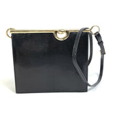 Hermes bag shawl Shoulder Bag Black GoldHardware — Like New