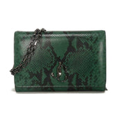 Jimmy Choo JIMMY CHOO Shoulder Bag Varenne Chain New Logo Snake 2WAY Clutch JC Green 202VARENNE Men's Women's — New - Store Return