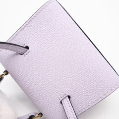 Valextra Iside Belt Mini Bag SGES0061028 Shoulder Purple Calf Leather Women's — New - Store Return