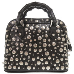 Gucci Diana Bamboo Studs 715775 Leather Black 2-Way Handbag Shoulder Bag 1103GUCCI — Like New