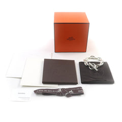 HERMES Chaine d'Ancre MM 925 14-link bracelet, silver, with box, made in France, weight 54.87g, for women — Like New