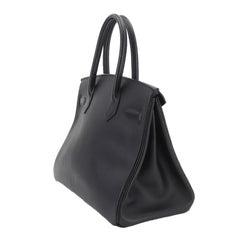 Hermes Birkin 30, Ardennes, Black, Handbag, □B stamp, 1998 production, Gold hardware — Like New