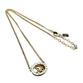 Christian Dior Gold Metal Rhinestone Necklace for Women — Like New
