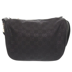 Like new Gucci GG nylon black shoulder bag 0637 GUCCI — Like New