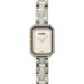 Chanel Premiere H2132 Women's Watch, Diamond Bezel, White Ceramic Quartz Watch — Very Good