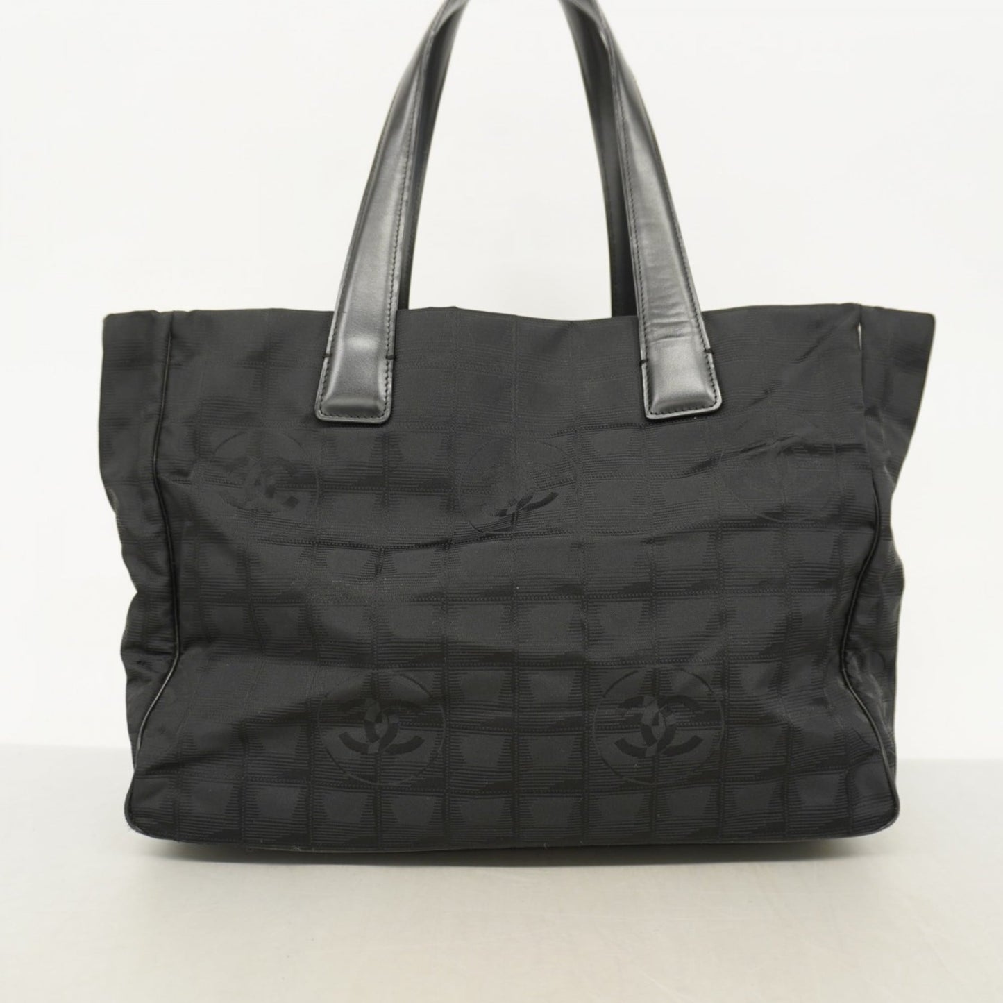 Chanel New Travel Nylon Tote Bag, Black, Women's