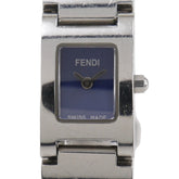 Fendi Olologi Women's Watch, 3150L Stainless Steel, Silver Quartz Movement, Analog Display, Blue Dial — Good