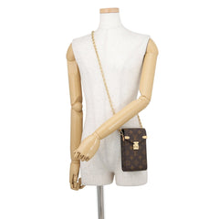 Louis Vuitton Chain Phone Pouch Monogram Metis M13572 LOUIS VUITTON Handbag Pochette — Like New