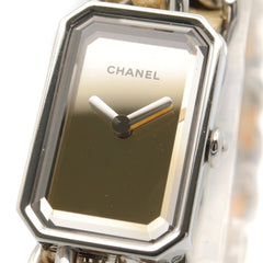 Chanel CHANEL Première Rock Watch, Stainless Steel, Leather Strap, Ladies, Gold Tone, Mirror Finish, H5583 — Very Good