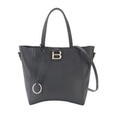 Balenciaga Hourglass Soft Small 2-way Tote Shoulder Handbag Leather Gray 810415 — New - Store Return