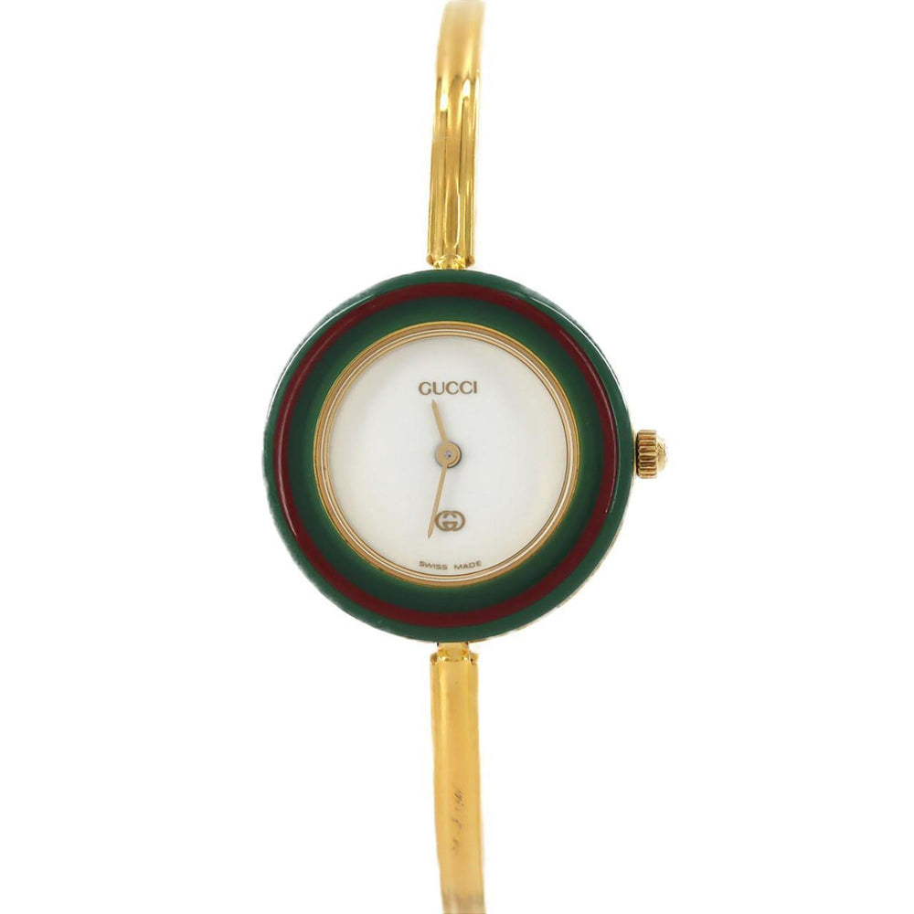 Gucci Change Ring GP M size 11 12 watch quartz — Very Good