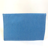 HERMES Hermes Flat Western Company GM Case Pouch Cotton Women's Blue E-230927-3 — New - Store Return