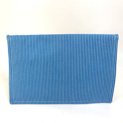 HERMES Hermes Flat Western Company GM Case Pouch Cotton Women's Blue E-230927-3 — New - Store Return
