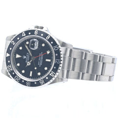 ROLEX GMT-Master II Single Buckle 16700 All Tritium Men's Watch SS 40372 — Very Good