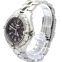 BREITLING Colt Stainless Steel Quartz Mens Watch A74350 Polished — Very Good