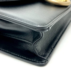 Gucci 589474 GG Marmont bag shawl Crossbody Shoulder Bag Black — Like New