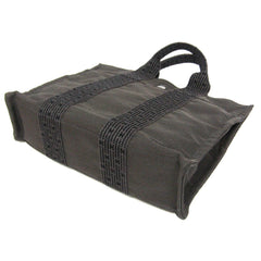 Hermes Her Line PM Women,Men Polyamide,Polyester Tote Bag Black,Gray — Like New