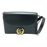 Gucci 589474 GG Marmont bag shawl Crossbody Shoulder Bag Black — Like New