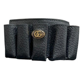 GUCCI Gucci Leather Bracelet Lipstick Case 615992 Black Women's — Like New