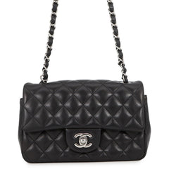 Chanel Chain Shoulder Bag Mini Matelassé 20 Coco Mark Lambskin A69900 CHANEL Black Handbag Women's — Like New