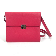 HERMES Hermes Bag Pochette Click 16 Crossbody Shoulder Epson Women's Rose Extreme Pink — Like New