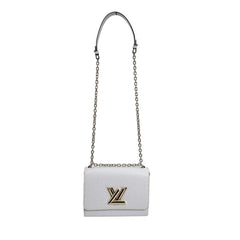 Louis Vuitton Twist MM Shoulder Bag in Epi Leather and Blanc M55513 White — New - Store Return