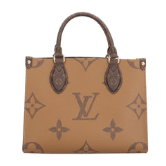 Louis Vuitton OnTheGo PM Monogram Giant Shoulder Bag, Canvas M46373 Brown, Women's, LOUIS VUITTON 2-way — Like New
