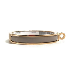 HERMES Mini Click Kelly PM Accessory Jewelry Bracelet Metal Men's Women's Marron Glacé Beige Like New — Like New