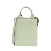 Valextra Boxy Micro WBBX0037028LRL99VN Women's Leather Handbag,Shoulder Bag Light Green — Like New