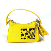 LOUIS VUITTON M21702 Yayoi Kusama collaboration LVxYK Malellini shoulder bag handbag Epi leather ladies jaune yellow — New - Store Return