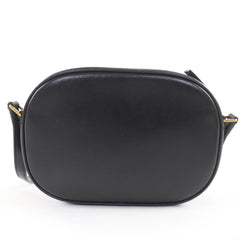 SAINT LAURENT 582673 YSL Logo Camera Bag Leather Shoulder Black Made in Italy Women's — Like New
