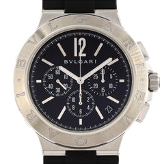 Bulgari Diagono Velocissimo DG41SCH Stainless Steel Automatic Watch — Very Good