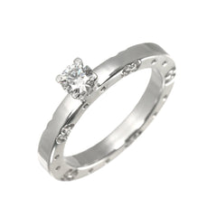 Gucci Icon Solitaire Diamond Ring, 0.24ct F VVS1, Size #9, White Gold (WG) — Like New