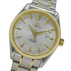 Omega Seamaster Aqua Terra 2317.30 Men's Watch, Brand Name, Date, Quartz, Stainless Steel (SS), Gold (YG) Combination — Good