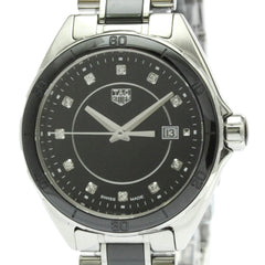 TAG HEUER Formula 1 Diamond Steel Quartz Ladies Watch WBJ141AB Polished — Very Good