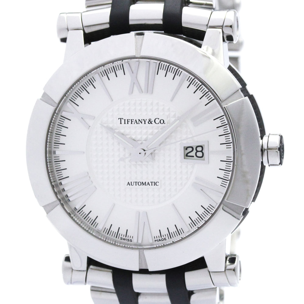 TIFFANY Atlas Steel Rubber Automatic Watch Z1000.70.12A10A00A Polished — Very Good