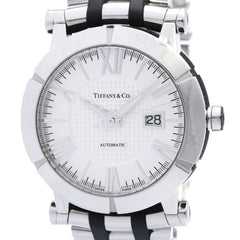 TIFFANY Atlas Steel Rubber Automatic Watch Z1000.70.12A10A00A Polished — Very Good