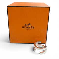HERMES AG925 H symbol ring, silver, size 48, weight 6.9g, women's, very popular, highly recommended! — Like New