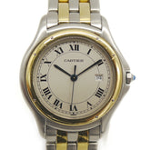 Cartier Panthère Cougar LM Quartz W35006B6 Ivory Dial Watch SS/YG — Good