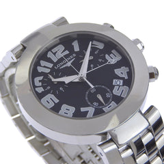 Longines DolceVita Men's Watch L5.677.4 Stainless Steel Silver Quartz Chronograph with Black Dial — Very Good